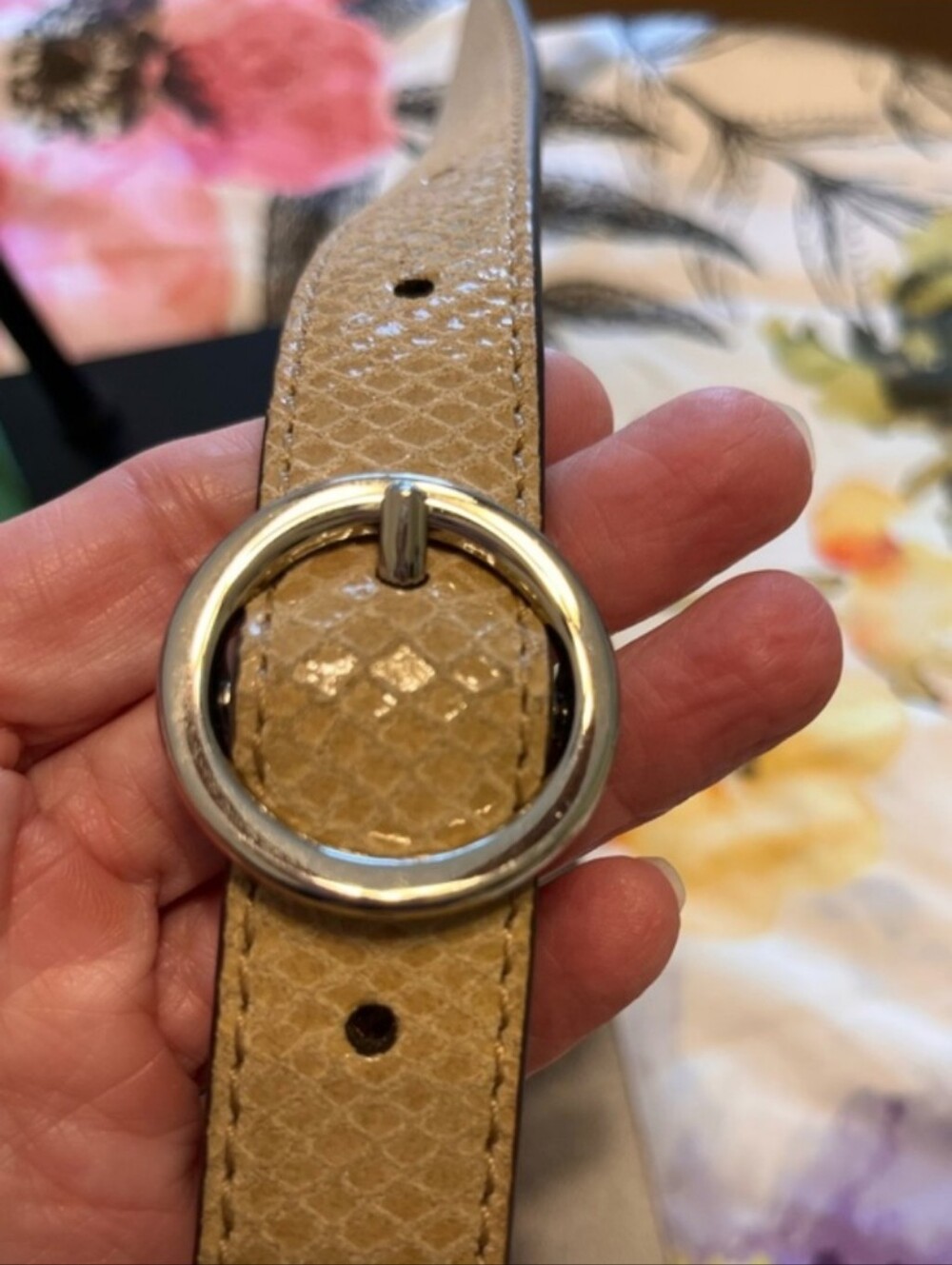 Coach Penelope Crossbody Bag Leather Sandstone with Snakeskin Trim F16533 NWOT - Picture 13 of 13